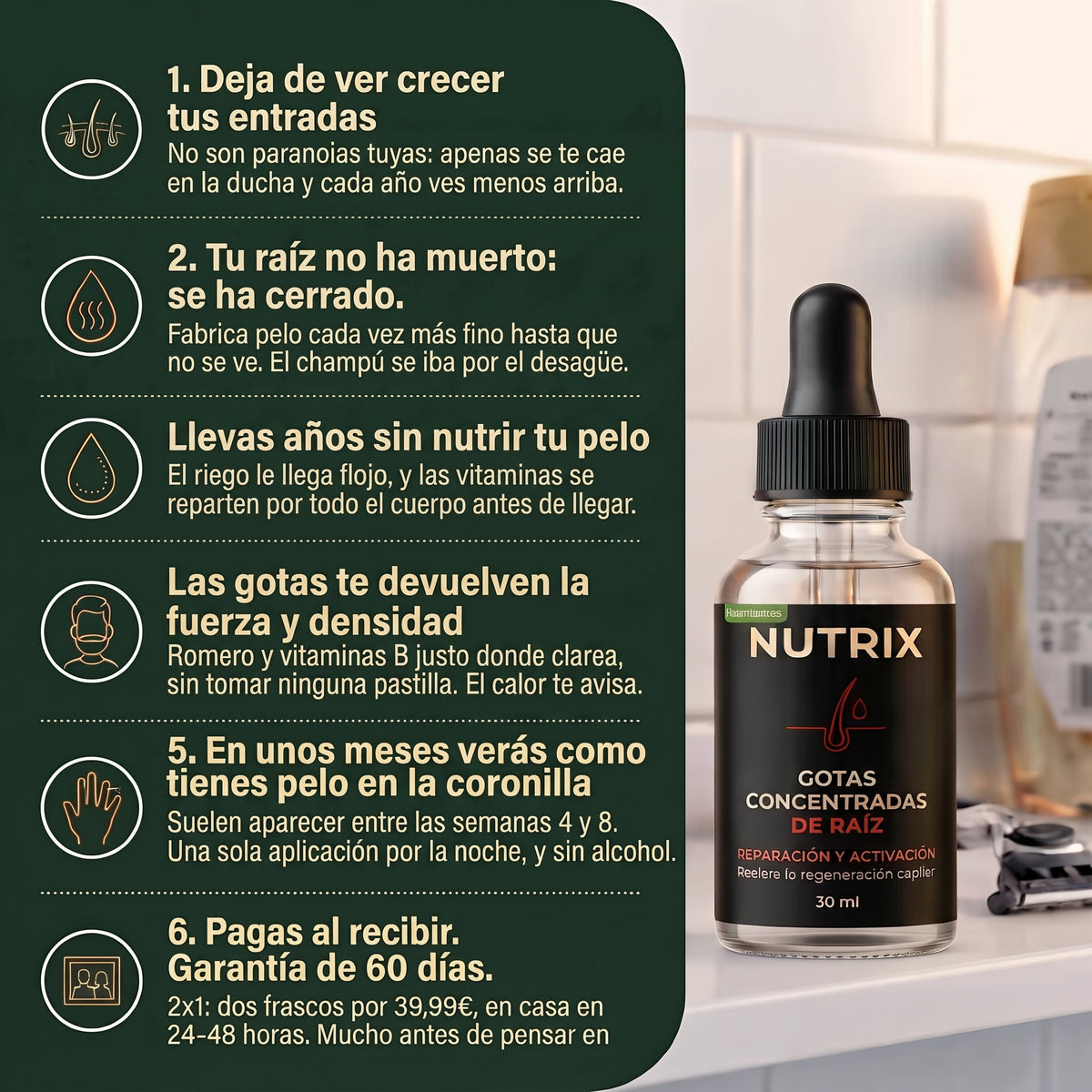 Nutrix -Gotas para la nutrición de la raíz